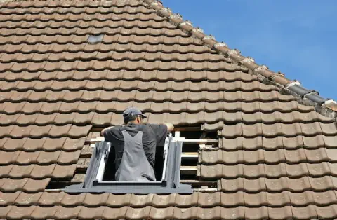 Pose de velux à Hostens